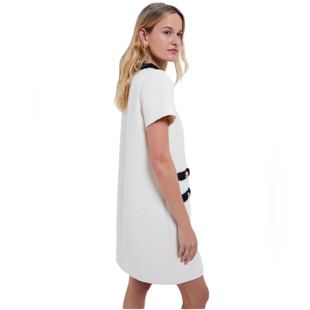 Tuckernuck White and Black Mini Dress - Picture 3 of 10